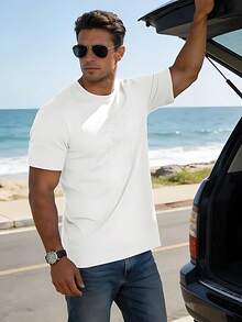 Men T-Shirts - White - View 6