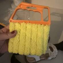 1件裝手持式威尼斯百葉窗/汽車車窗清潔器，附可拆卸超細纖維布套，更易清潔；家用冷氣清潔工具；清潔器；適用於居家、學校、飯店及聖誕窗戶清潔工具／廚房家居用品 汽車必需品 - 均碼 - 查看 10