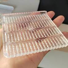 超強力滑り止めシート ソファ滑り止めマット 畳へこみ防止 床傷防止マット 四角3.9cm4枚セット 透明な色 - 写真のように - チェックする 2