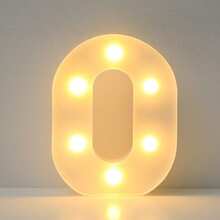 16cm 白色發光 A-Z LED 字母燈,電池供電,臥室裝飾字母夜燈,婚禮裝飾,生日派對裝飾,女孩房/兒童房裝飾字母燈,節日居家酒吧裝飾字母燈,字母燈 - 白色 - 查看 23