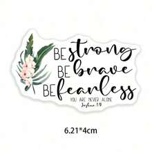 50pcs Bible Verse Stickers, Cartoon Graffiti Decorative Stickers, Suitable For Laptop, Water Bottle, Luggage, Helmet, Skateboard, Stationery, Motorcycle - A - View 4