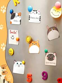 360 Sheets Cute Cat Sticky Notes - 12 Designs (30 Sheets Each), Creative Diary Sticky Notes, Suitable For Notebooks And Various Note-Taking Occasions - Multicolor - View 3
