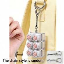 Finger Keychain | Compact & Elegant, Stress Relief, Easy To Operate, Reusable, Suitable For Daily Carry, Made Of Plastic And Metal - Multicolor - View 9
