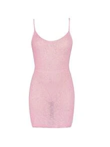 2026 New Sexy Backless Sequin Sleeveless Fitted Beach Vacation Mini Dress For Women Summer - Baby Pink - View 7