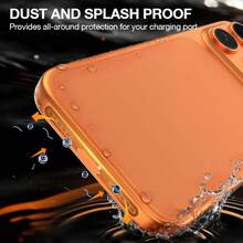 Orange Metal Speaker Grille Dust Cover, Ultra-Thin Design, Compatible With IPhone 16/15/14/12 Series - Speaker Film, Charging Port Dust Cover, Phone Dust Plug - Orange 10pcs - View 6