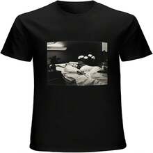 Antony and The  - Camiseta informal de cuello redondo, negra - Negro - Ver 2