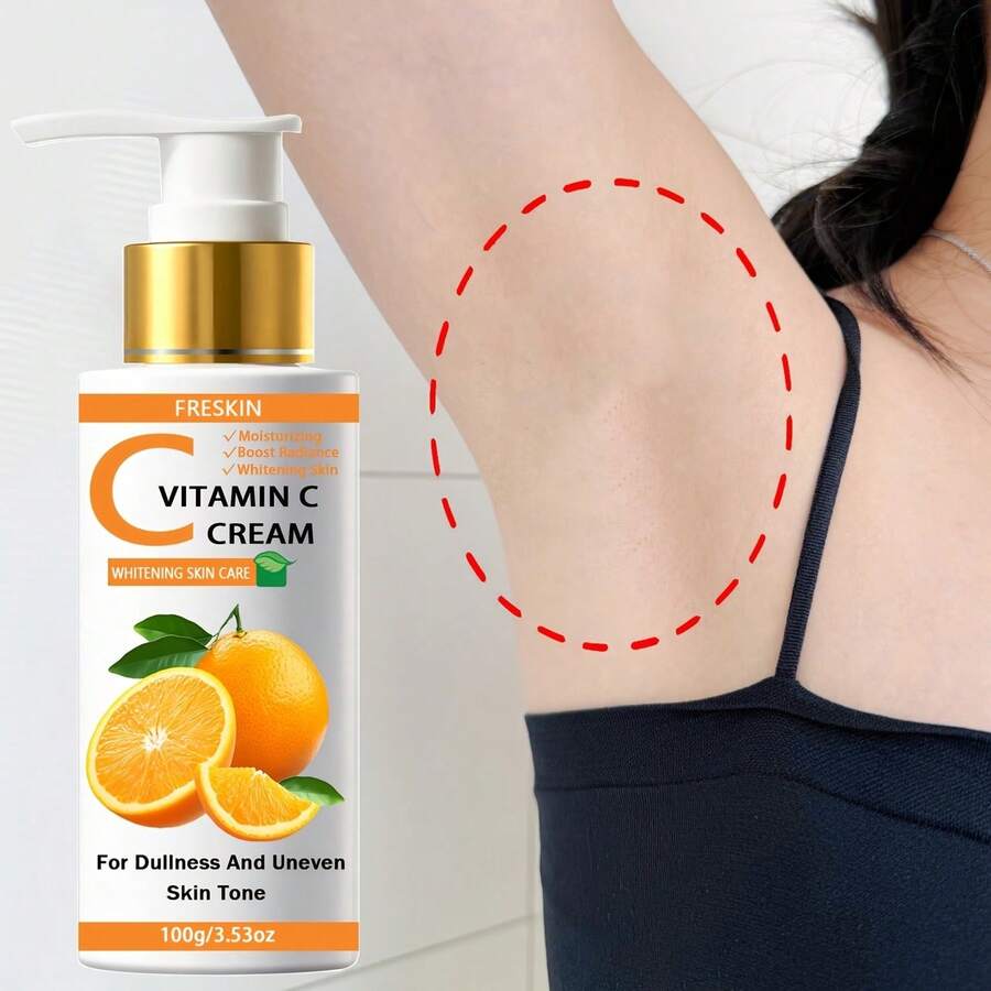 FRESKIN 美白霜,腋下亮白霜,提亮膚色,增加身體、腋下、手肘、膝蓋和敏感區域的光澤感,改善暗沉不均的膚色,使肌膚更加白皙亮麗 - 美白霜 - 查看 1