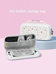 New Switch2 (2025) Game Console Accessories, French Floral Leaf Pattern Switch Protective Case, Compatible With Switch2/Switch NS/Switch OLED/Lite, Suitable For Switch2/Switch Game Console Accessories, Full Set, Storage Bag, Card Slot Dock, Switch Protective Case, Best Gift For Switch Players - Multicolor - View 20