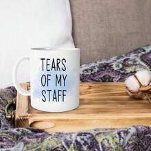 Funny Gifts - Tazas de caf, regalos del jefe del da de los jefes, regalos del personal, taza de t, regalos para jefes, mujeres y hombres, taza de lgrimas de mi personal, taza de caf - Color-09 - Ver 5