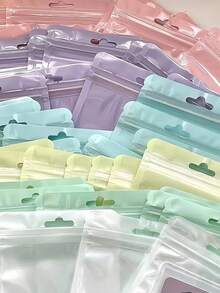 Assorted Mini Storage Bags, Simple Multi-Purpose Storage Bags, Suitable For Office, School, And Back-To-School Season. - Multiple Styles - View 3