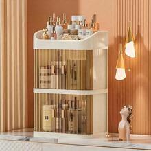 Cosmetic Storage Box, Desktop Drawer Style, High-End Luxury, Dust-Proof, Vanity Organizer Rack, Suitable For Skincare Products, Large Capacity - Multicolor - View 6