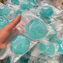 1pc Handmade Sea Salt Ice Ball Squishy, Crisp Slime Texture Squeeze Toy, Soft Stress Relief Fingertip Toy, ASMR Sensory Decompression Toy, Handmade Ice Cream Ball Desk Decor Gift - one-size - View 2