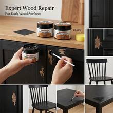 Diseñado específicamente para el refinado y recoloración de muebles. Combina funciones de relleno de arañazos y emparejamiento de color, convirtiéndolo en una pasta multifuncional todo en uno para la reparación de muebles y el emparejamiento de color. - C - Ver 10