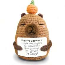 1pc Crocheted Doll Gift, Suitable For Ladies, Friends, Colleagues, Teachers, Crocheted Animals To Encourage, Birthday. - Multicolor - View 13