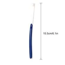Pet Soft Bristle Toothbrush, Small Head Pet Toothbrush, Suitable For Cats And Dogs - Blue - View 2