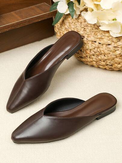 Women's Square Toe Flat Slip-On Shoes, 2026 Spring/Summer New Style Driving Loafers, Casual Soft Sole British Style Loafers, Plus Size Women's Shoes 41-43, Suitable For Outdoor Wear, Office And Work