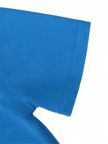 Conjunto de manga corta, nuevo verano, dibujos animados de gato ¡Wow!! Hola. Camiseta con estampado lindo, pantalones cortos, conjunto de dos piezas, para exteriores - Azul - Ver 4
