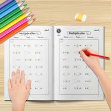 Math Workbook Series, Addition Subtraction Multiplication Division Practice, Progressive Arithmetic Training, Develop Number Sense, Speed And Accuracy, Beautiful Illustrations - Math Workbook - View 5