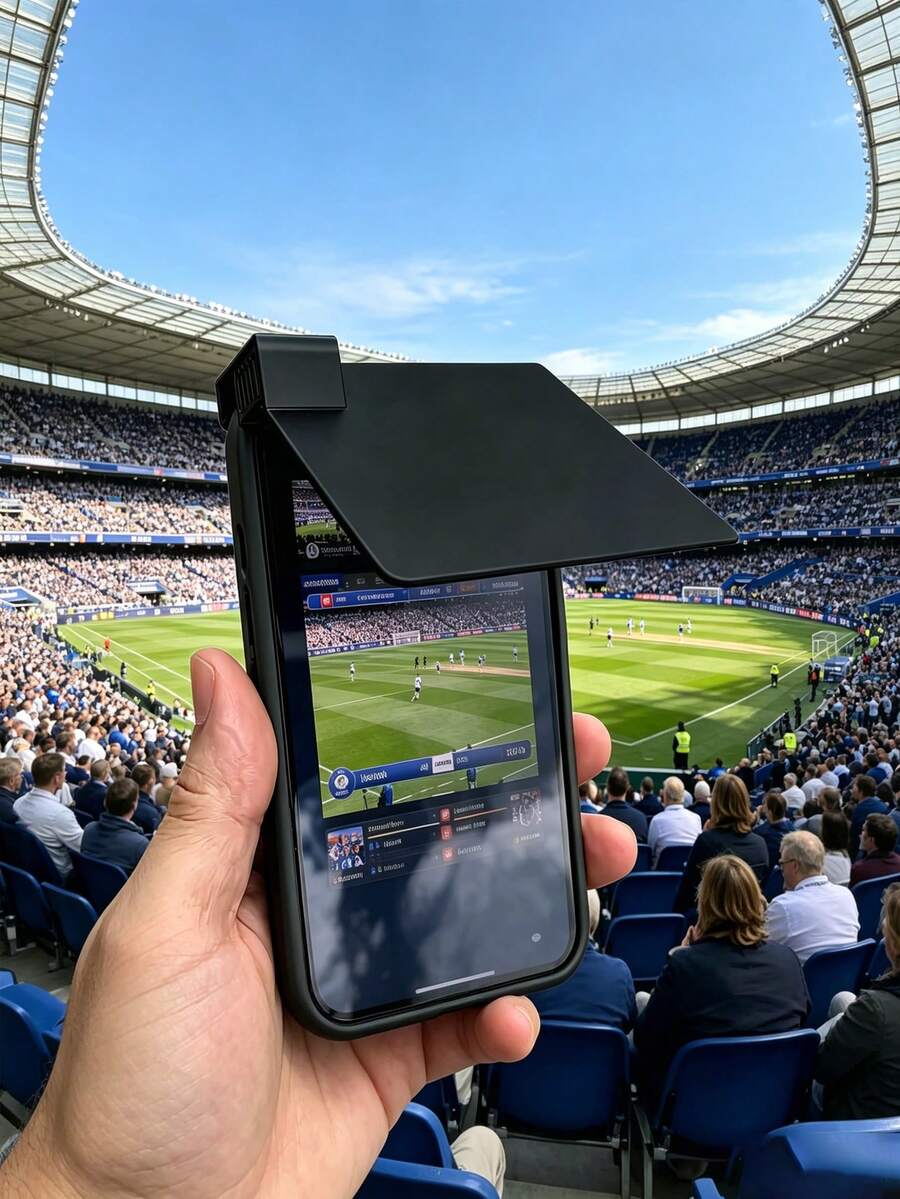 1pc Phone Sun Shade, Phone Sun Visor Is A Practical Accessory Designed To Enhance Screen Visibility Under Strong Light. It Effectively Reduces Sunlight Reflection, Allowing Users To Clearly See The Screen Even In Direct Sunlight. - Multicolor - View 1