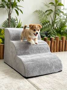 3/4/5-Step Pet Stairs, Bed/Sofa Ramp, Non-Slip Wear-Resistant, Detachable And Washable, Suitable For Injured, Joint Pain Elderly Dogs And Cats, Best-Selling Model - Multicolor - View 3