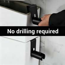 2 Drill-Free Installation Options, Including Toilet Sprayer Set, Handheld Toilet Sprayer With Dual Brackets And Flexible Hose - Spray Gun Kit - View 5