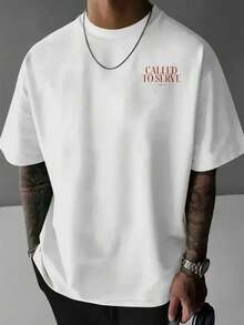 Call Services, Mark Gospel 10:45, camiseta de moda para hombre con estampado de doble cara, adecuada para el ocio diario en casa o actividades de fitness al aire libre, una prenda imprescind - Negro - Ver 10