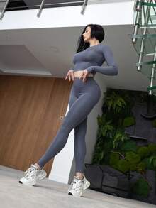 Leggings Bona Base Dark Gray - 彩色 - 查看 7