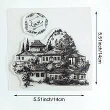 Clear Silicone Stamps Vintage Floral Background Scenery & Country Manor Bird Flower Patterns For DIY Junk Journal Scrapbook & Photo Album Crafts - Nature - View 35