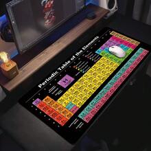 1 pieza Alfombrilla de teclado de juego grande con diseño de tabla periódica, alfombrilla de ratón duradera, alfombrilla de ratón pequeña, alfombrilla de teclado de portátil, alfombrilla de escritorio de estudio - Bordes cosidos con precisión, respaldo de goma antideslizante, disponible en múltiples tamaños XL XXL - Adecuado para el hogar, la oficina, el trabajo - Tapete para ratón - Ver 7