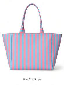 Bolso Tote Estilo Coreano Nuevo de Verano, Bolso de Hombro de Lona de Gran Capacidad para Desplazamientos, Bolso de Playa, Ideal para Viajes al Aire Libre y Temporada de Regreso a Clases, Regalo Único de Vacaciones, Regalo de Graduación, Regalo del Día de la Madre, Recuerdo - Multicolor - Ver 18