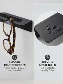 Fashionable Eyewear Storage Rack, Wall-Mounted Eyewear Holder Hook, Entryway Eyewear Display Rack, Fashionable Eyewear Rack That Can Hold Multiple Pairs Of Glasses, Suitable For Wall, Home Decor - Multicolor - View 7