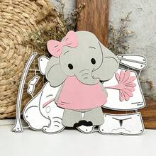 1pc Cute Little Animal-Elephant Metal Cutting Die, Suitable For Paper Card Making, Scrapbooking, Custom Card, Photo Album Craft Decoration - Elephant - View 10