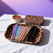 Leopard Print Rolling Tray Set, Premium Metal Rolling Tray Kit, Ideal For Gifts - Because Style Should Never Be Tamed - View 10