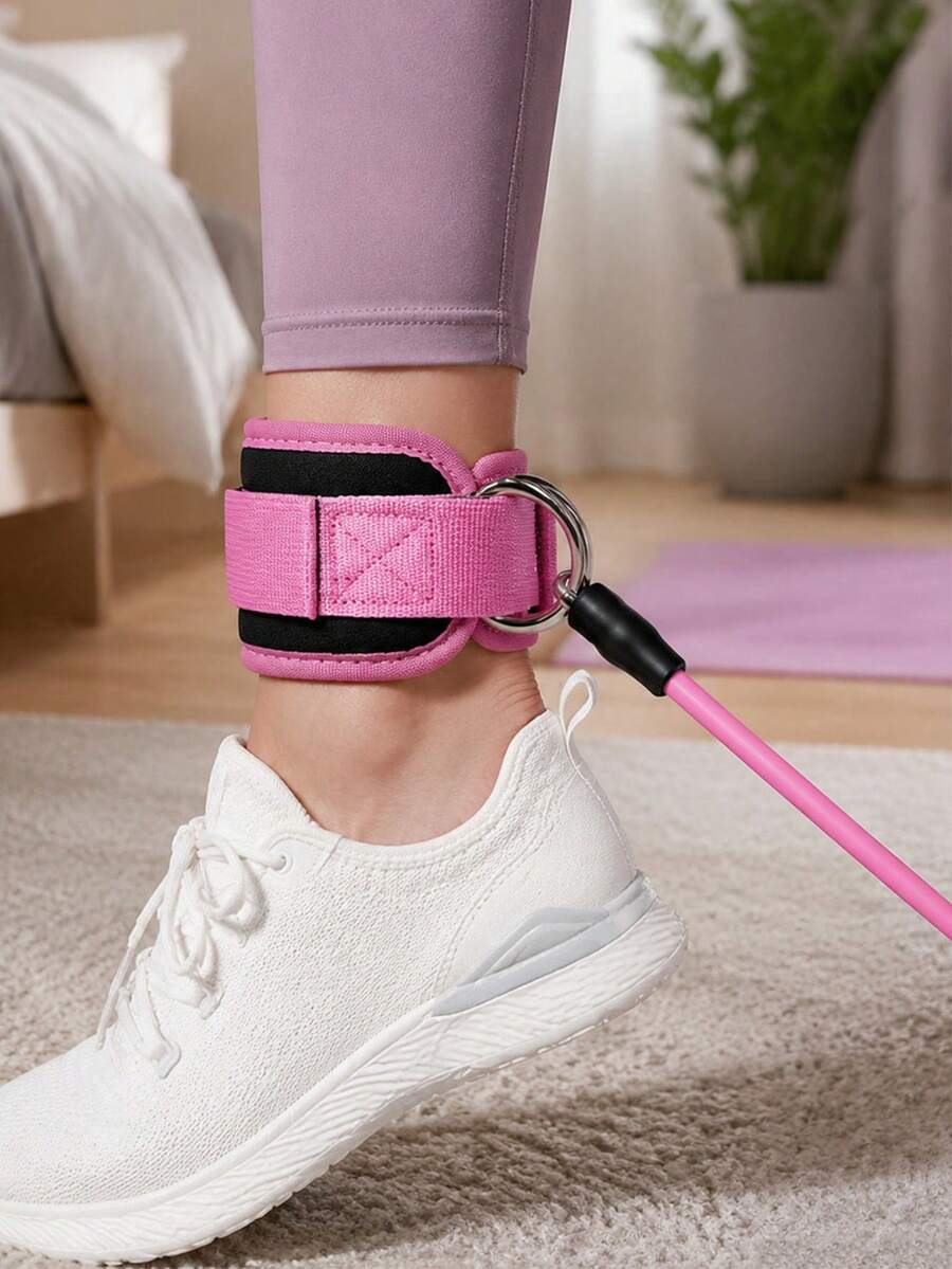 Space-Saving Versatile Ankle Resistance Band Set To Target Glutes Thighs Sleek Booty Band System For Yoga Lovers Durable Strength Training Kit Perfect For Travel Workout Elastic Tension Tubes Customizable Resistance Professional-Grade Gear