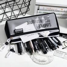 1pc Large Capacity Pencil Case, Multi-Layer Pen Pouch, Desktop Organizer Pen Bag, Suitable For Middle School, Office, University, Adults, Male And Female Students, Back To School Season, Learning Supplies - One Size Fits All - View 5