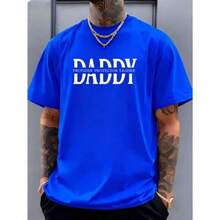 Camiseta de Día del Padre PAYEAH Daddy Husband Protector Hero (Una sola pieza) 100% algodón 220g camiseta de algodón pesado - Negro - Ver 4