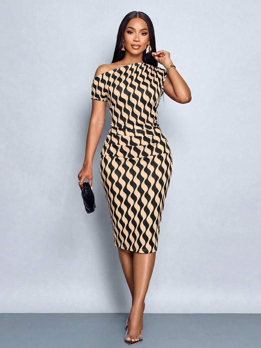 Women Midi Dresses - 多色 7 - 查看 1