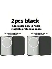 1 pezzo Custodia protettiva magnetica per Apple. Questa custodia protettiva per power bank Apple è realizzata in morbido materiale TPU con una texture opaca e fine, offrendo protezione da urti e cadute. Puoi anche applicare i tuoi adesivi preferiti sulla custodia protettiva. È un ottimo regalo per familiari e amici. - Multicolore - Visualizzare 15