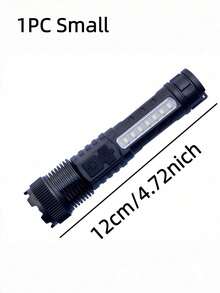 This High-Lumen LED Flashlight Features 5 Modes, Zoom Function And Powerful Handheld Lighting. It Is A Portable Camping Flashlight Suitable For Outdoor Hiking And Home Emergencies. It Has A Built-In 800mAh Battery. - 星星 - 查看 13