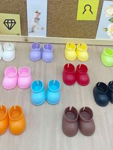 1~5Pairs 15-17cm Multicolor Doll Short Rain Boots Shoes Making Kit For Labubu Craft Supplies DIY Gift Friends Bridesmaid Birthday Party Decor Summer Travel Includes - Multicolor - View 9