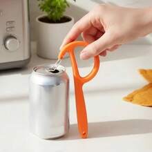 1PC 3D Printed Manual Can Opener Ergonomic Handle Plastic Jar Remover Effort-Saving Non-Slip Drink Bottle Opener Home Kitchen - Multicolor - View 8