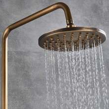Antik Retro Duschsystem Duscharmatur Duschset Duschgarnitur Regendusche Handbrau - Gold - Übersicht 9