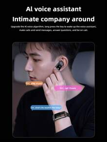 LIGE's New Smartwatch: Combines A Smartwatch And Earbuds, Features Call Functionality, Weather Forecasts, Water Resistance, Activity Tracking, Customizable Watch Faces, An Alarm, And Caller ID-A Stylish, Multi-Functional Smartwatch - View 5