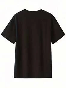 Woke Up Sexy As Hell Again T-Shirt, Fun Satire T-Shirt, 180g, Round Neck Casual Summer T-Shirt, Fashionable Pattern T-Shirt For Daily Wear, Shorts - Black1 - View 3