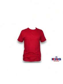 Original HPC POLO T-Shirt With Round Neck And Short Sleeves – Themed Graphic Design "HPC: London England Heritage" – 100% Cotton - 酒紅色 - 查看 3