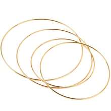 5/10pcs Metal Rings, 5 Sizes - Perfect For Wreaths, Wedding Floral Arrangements, Home Decor, And Wall Hanging Crafts,DIY Craft Supplies, Decorative Accents, Versatile Crafting, Decorative Metalwork, Durable Metal Rings, Metallic End, Craft Enthusiast - Multicolor - View 3