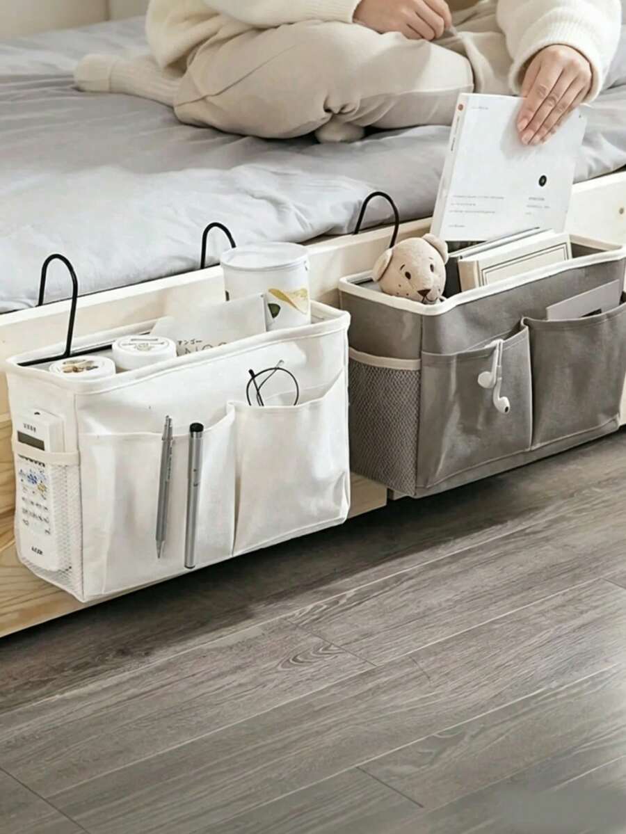Multi-Functional Bedside Hanging Storage Bag - Multi-Pocket Organizer With Classified Storage & Easy Access, For Detachable & Washable Ease, Suitable For Bedrooms, Dormitories, RVs And Small Living Spaces - Multicolor - View 1