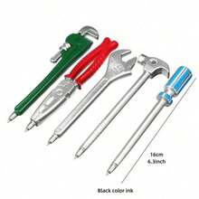 1 chiếc bút bi hình cờ lê, búa, tua vít, mực đen, món quà độc đáo cho mùa tựu trường. - Nhiều màu - Xem 6