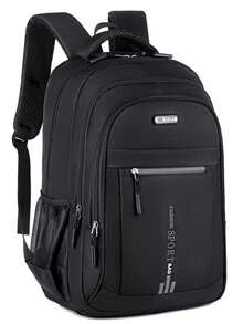 Contrast Zipper Detail Thickened Backpack With Layered Multi-Compartment Storage And Mesh Side Pockets, Versatile For Daily Short Trips - Multicolor - View 10
