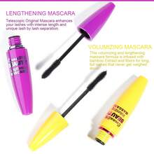 CmaaDu 2Pcs Mascara Set,Volumizing & Lengthening Black Fiber Mascara,Waterproof Smudge-Proof No Clump Curling Eyelash Makeup,Long Lasting Sweat Resistant Eye Cosmetic For Daily Party Women Eye Make Up - View 7